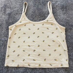 Arq tank in calico print, size large